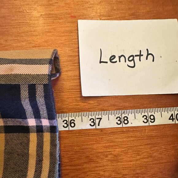 Urban Outfitters 2 Women's Yellow Blue Plaid Print Straight leg pants - Picture 4 of 8